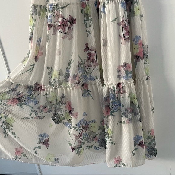 Ted Baker Kahlay Pergola Tiered Midi Dress (Ted Size 0) US size 2 - Picture 7 of 14